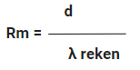 formule Rm-waarde berekenen