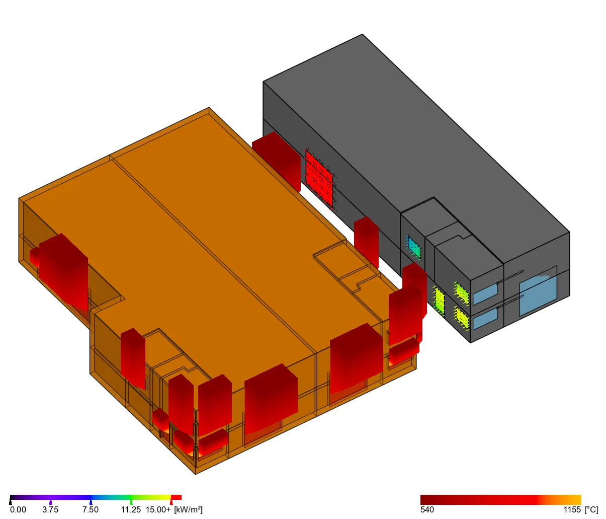 Brandoverslag 3D voorbeeld
